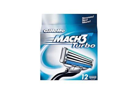 gillette mach 3 turbo scheersysteem losse scheermesjes 12