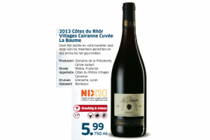 2013 cotes du rhor villages cairanne cuvee la baume