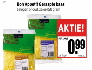 bon appetit geraspte kaas