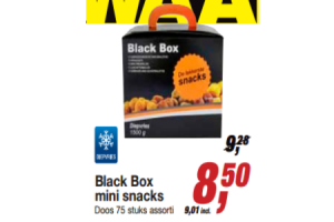 black box mini snacks