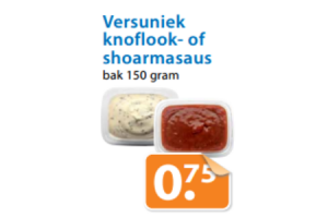 versuniek knoflook  of shoarmasaus