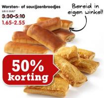 worsten  en saucijzenbroodjes