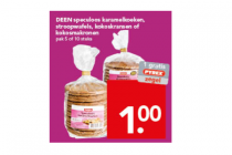 deen speculoos karamel koeken stroopwafels kokoskransen of kokosmakronen