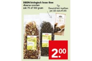 deen biologisch losse thee