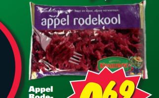 rodekool appel