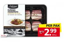 kalkoen medaillons