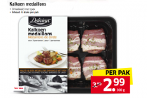 kalkoen medaillons