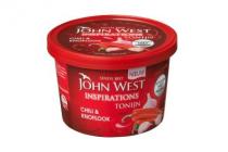 john west inspirations chili  knoflook