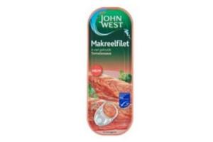 john west wilde makreelfilets in gekruide tomatensaus