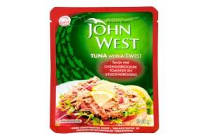 john west tonijn met een twist met gedroogde tomaat