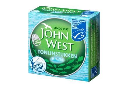 john west tonijnstukken in water msc