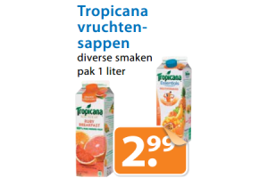 tropicana vruchtensappen