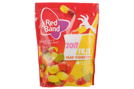red band duo winegum zoet fris