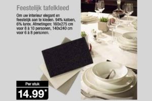 feestelijk tafelkleed