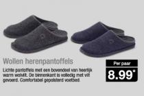 wollen herenpantoffels