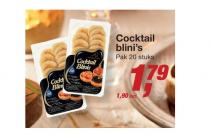 cocktail blinis