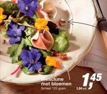 mesclune met bloemen