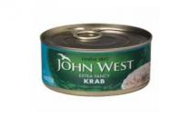 john west extra fancy krab in water