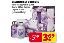 geschenkset orchidee