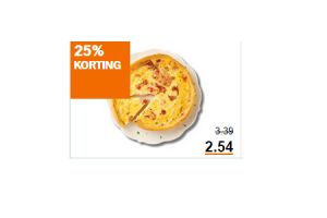 ah quiches 300 gram en mini quiches 150 gram