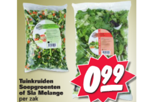 tuinkruiden soepgroenten of sla melange