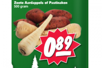 zoete aardappels of pastinaken