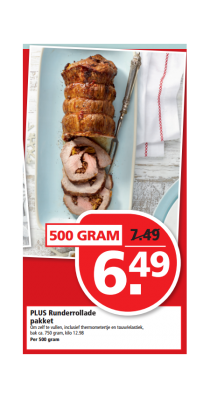 plus runderrollade pakket