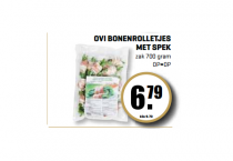 ovi bonenrolletjes met spek