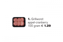 grillworst appel cranberry