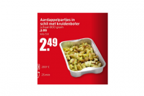aardappelpartjes in schil met kruidenboter