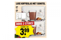 luxe koffieglas met schotel