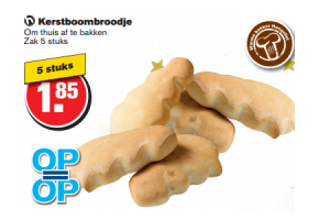 kerstboombroodje