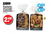 romoboter spitsringen of amandelspijskoekjes