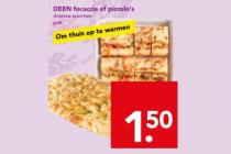 deen focaccia of piccolos