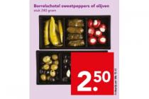 borrelschotel sweetpeppers of olijven