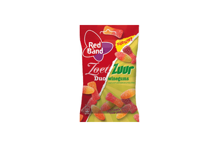 red band duo winegums zoet zuur
