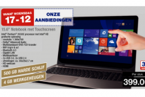 notebook met touchscreen