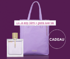 luxe tas bij aankoop van een liu jo eau de parfum 50 ml