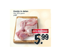 konijn in delen
