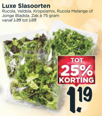 luxe slasoorten