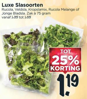 luxe slasoorten