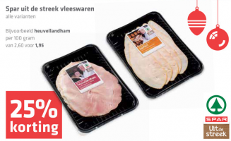 spar uit de streek vleeswaren