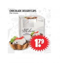 chocolade dessertcups