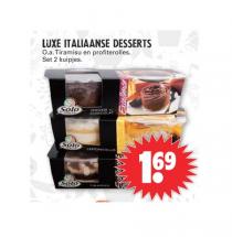 luxe italiaanse desserts