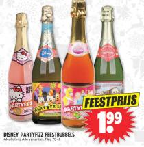 disney partyfizz feestbubbels