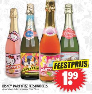 disney partyfizz feestbubbels