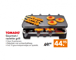 tomado gourmet raclette grill