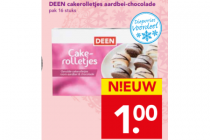 deen cakerolletjes aardbei chocolade