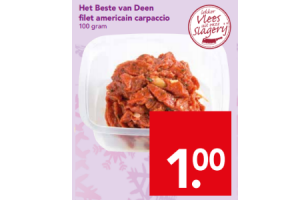 het beste van deen filet americain carpaccio