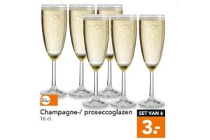 champagne  proseccoglazen